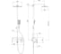 Смеситель Lemark Mista для ванны и душа LM6462WG 3