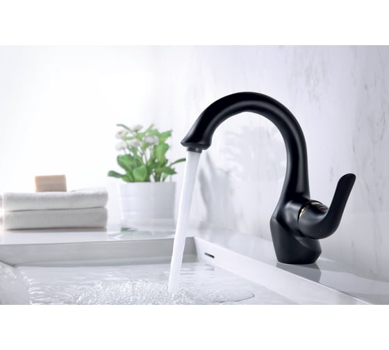 Смеситель для раковины Lemark Swan LM5406BG