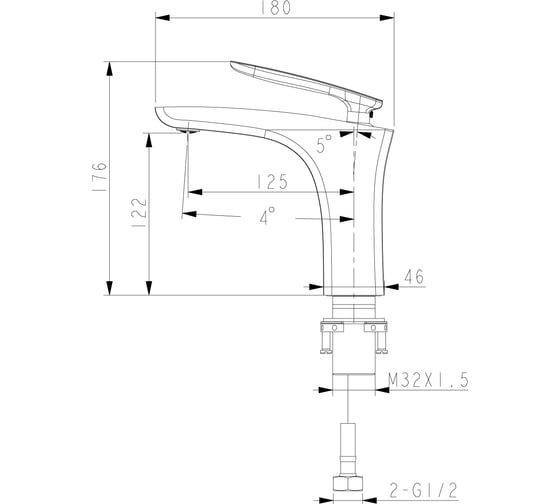 Смеситель для раковины Lemark Bellario LM6806C