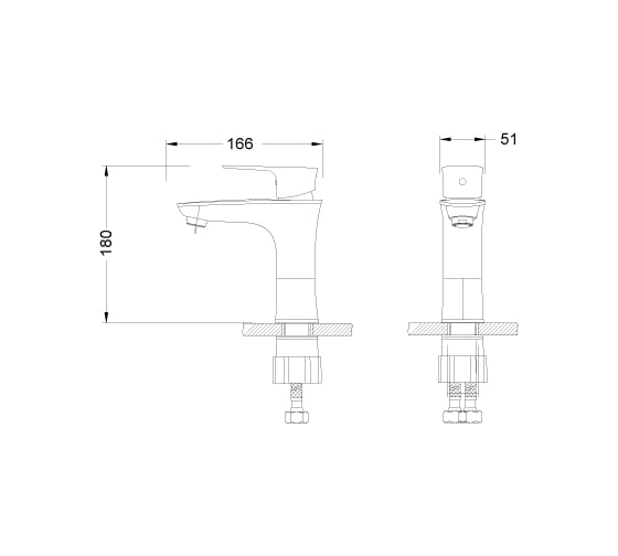 Смеситель для раковины Lemark Nero LM0206C