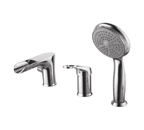 Встраиваемый смеситель на борт ванны Lemark Omega LM3145C