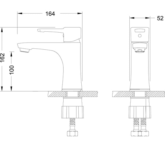 Смеситель для раковины Lemark Evitta LM0506C