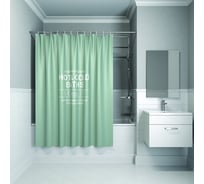 Штора для ванной комнаты IDDIS, 200*180см, полиэстер, B31P218i11