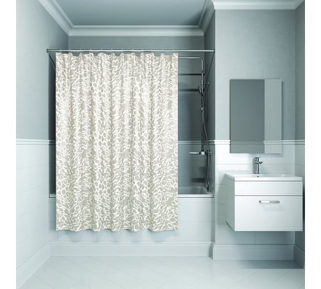 Штора для ванной комнаты IDDIS, 200*180см, полиэстер, B30P218i11