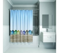 Штора для ванной комнаты IDDIS, 200*180см, полиэстер, B28P218i11