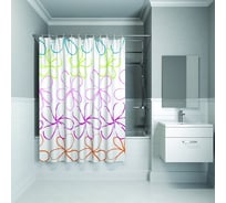 Штора для ванной комнаты IDDIS, 200*180см, полиэстер, B18P218i11