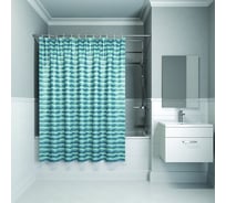 Штора для ванной комнаты IDDIS, 200*180см, полиэстер, B17P218i11
