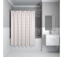 Штора для ванной комнаты IDDIS, 200*180см, полиэстер, B46P218i11