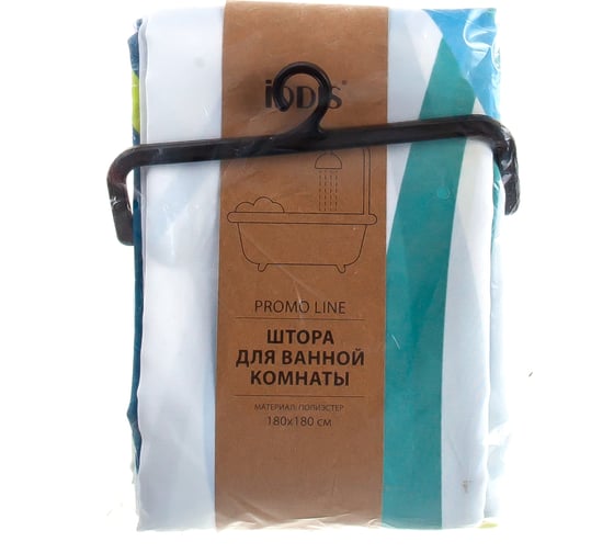 Штора для ванной комнаты IDDIS, 180*180см, полиэстер, P15P118i11
