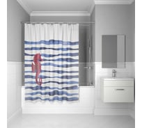 Штора для ванной комнаты IDDIS, 180*180см, PEVA, P11PV11i11