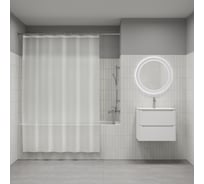 Штора для ванной комнаты IDDIS 180*180см, полиэтиленвинилацетат (PEVA) P08PV11i11