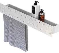 Полотенцедержатель Граф Держалкин Bee double 70x9.2x9 слева белая Fl-bee-d70л-б