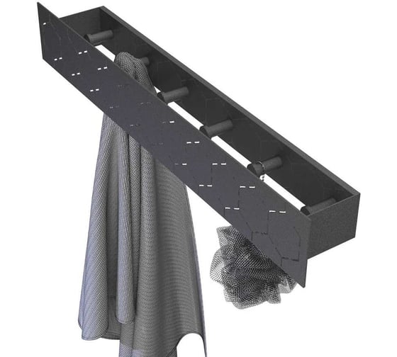 Крючки Граф Держалкин Bee hook 60x9.2x9 черная Fl-bee-hook60-ч 1