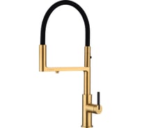 Смеситель для кухни Paulmark TORNADO брашированное золото To213402-BG