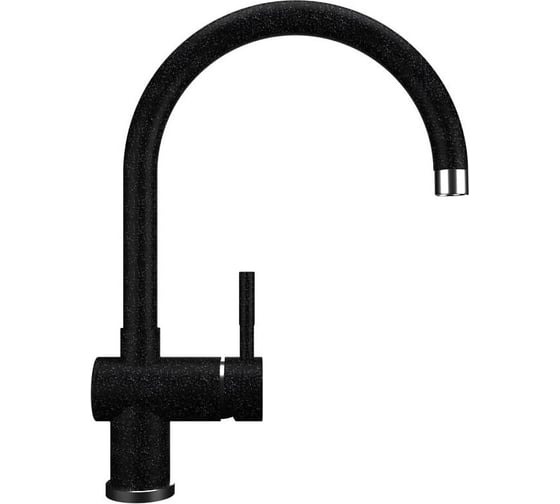 Смеситель для кухни ULGRAN Classic 308 черный U-021-308 1
