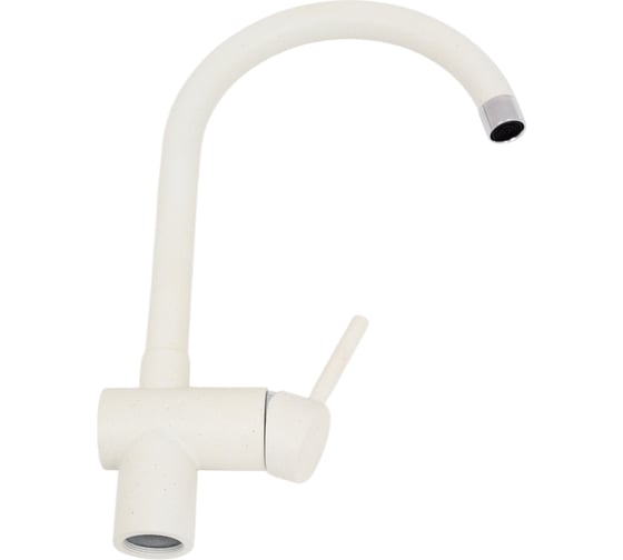 Смеситель для кухни ULGRAN Classic 331 белый U-021-331