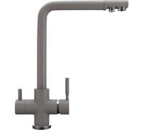 Кухонный смеситель ULGRAN Quartz  темный серый UQ-016-09