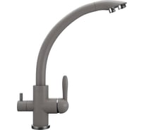 Кухонный смеситель ULGRAN Quartz темный серый UQ-017-09