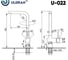 Смеситель для кухни ULGRAN Classic 302 песочный U-022-302 2