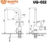 Кухонный смеситель ULGRAN Quartz темный серый UQ-022-09 2