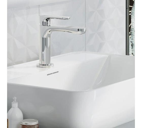 Смеситель для раковины KERAMA MARAZZI OLE однорычажный без донного клапана 3/8, хром глянец 69412KM.21.018