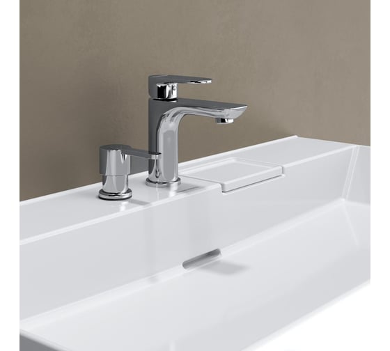 Смеситель для раковины KERAMA MARAZZI PIANO однорычажный, с донным клапаном, хром глянец 69310KM.21.018