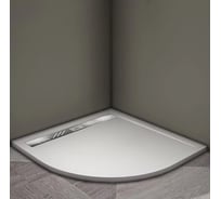 Душевой поддон Veconi Tezeo stone TZ-05, 1000x1000x30, искусственный камень, белый TZ05-100PL-01-19C3