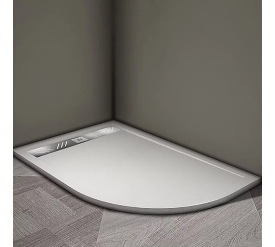 Душевой поддон Veconi Tezeo stone TZ-06L, 1200x900x30, искусственный камень, белый TZ06L-12090A-01-19C3