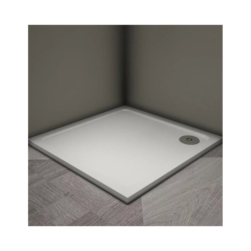 Душевой поддон Veconi Tezeo stone TZ-08, 1000x1000x30, искусственный ...