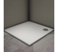 Душевой поддон Veconi Tezeo stone TZ-08, 1000x1000x30, искусственный камень, белый TZ08-100K-01-19C3