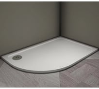 Душевой поддон Veconi Tezeo stone TZ-11R, 1000x900x30, искусственный камень, белый TZ11R-10090A-01-19C3