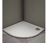 Душевой поддон Veconi Tezeo stone TZ-10, 1000x1000x30, искусственный камень, белый TZ10-100PL-01-19C3