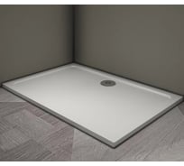 Душевой поддон Veconi Tezeo stone TZ-09, 1000x900x30, искусственный камень, белый TZ09-10090PR-01-19C3