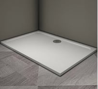Душевой поддон Veconi Tezeo stone TZ-09, 1000x800x30, искусственный камень, белый TZ09-10080PR-01-19C3