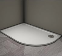 Душевой поддон Veconi Tezeo stone TZ-11L, 1000x800x30, искусственный камень, белый TZ11L-10080A-01-19C3