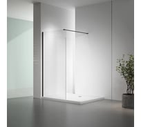 Душевая перегородка Veconi Korato KR-72B, 1000x2000, черный, стекло прозрачное KR72B-100-01-C7