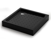 Душевой поддон Veconi Tezeo acrylic TZ-52B, 800x800x150, акрил, черный TZ52B-80-C5