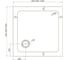 Душевой поддон Veconi Tezeo acrylic TZ-52, 900x900x150, акрил, белый TZ52-90-C5 2