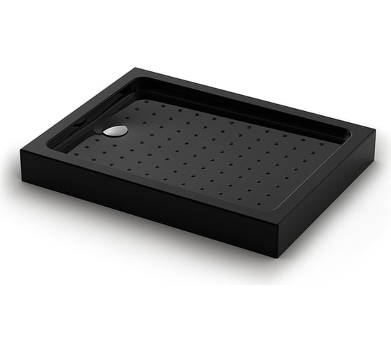 Душевой поддон Veconi Tezeo acrylic TZ-54B, 1000x800x150, акрил, черный TZ54B-10080-C5