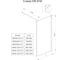 Душевая перегородка Veconi Korato KR-81B, 700x2000, черный, стекло прозрачное KR81B-70-01-C8 2