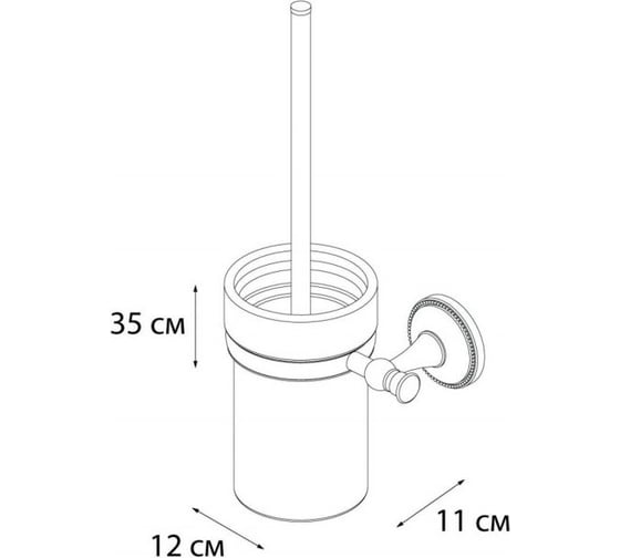 Ерш для туалета GRAMPUS ALFA GR-9513