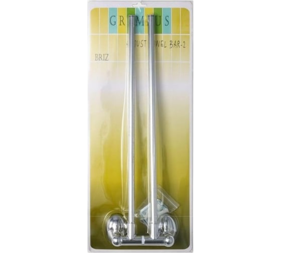 Поворотный двойной полотенцедержатель GRAMPUS BRIZ GR-3002A 3002A