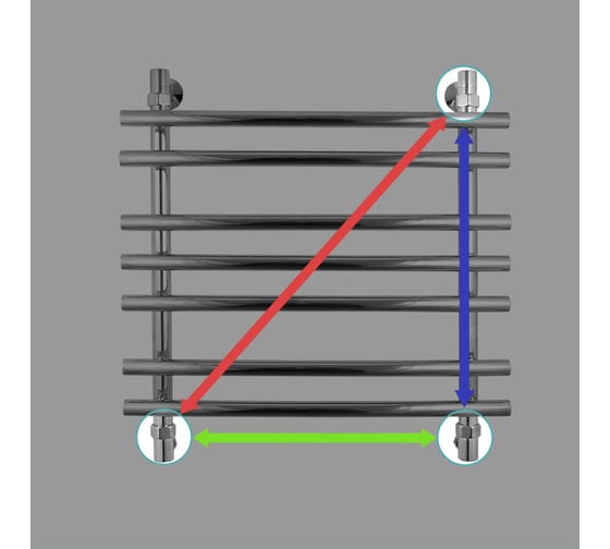 Полотенцесушитель ENERGY Ideal 600x500 000000471