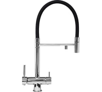 Кухонный смеситель Zigmund & Shtain 2300 нержавейка полированная ЦБ-00000826