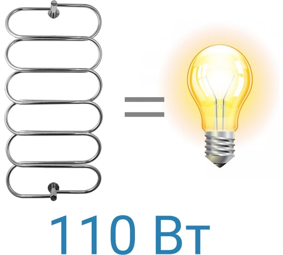 Полотенцесушитель ENERGY Aura 1200х600 00000015275