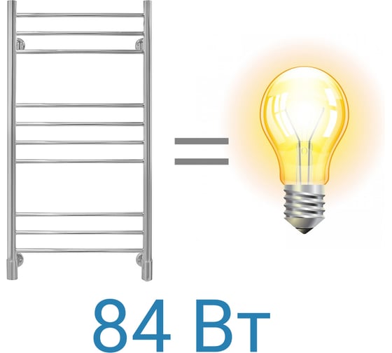 Полотенцесушитель ENERGY Ergo P 1000x500 прямой 00-УТ-00656