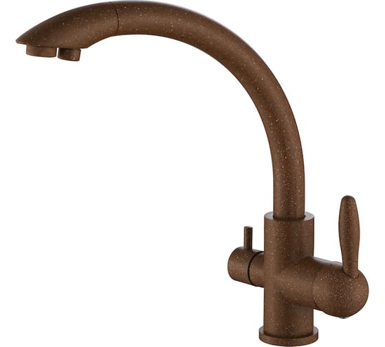 Смеситель для кухни Paulmark ESSEN, терракот, две воды, Es213001-307 1
