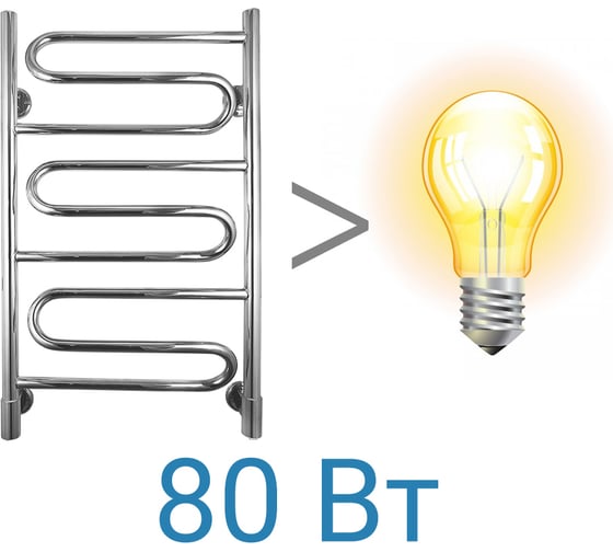 Полотенцесушитель ENERGY Bravo 800х500 000000406