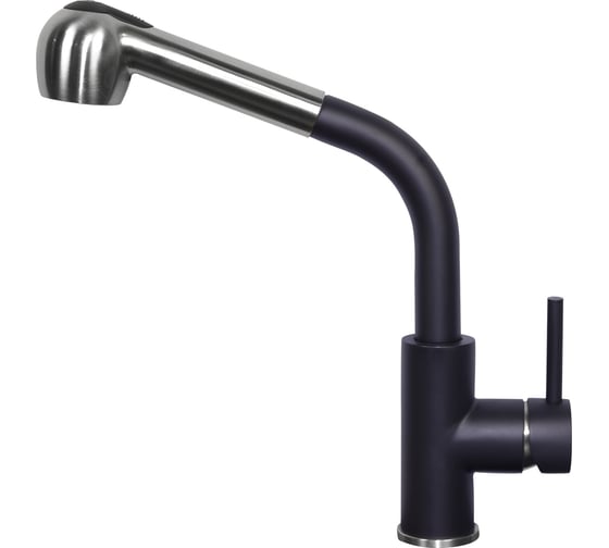 Кухонный смеситель Zigmund & Shtain 1200l черный базальт ЦБ-00000702 1
