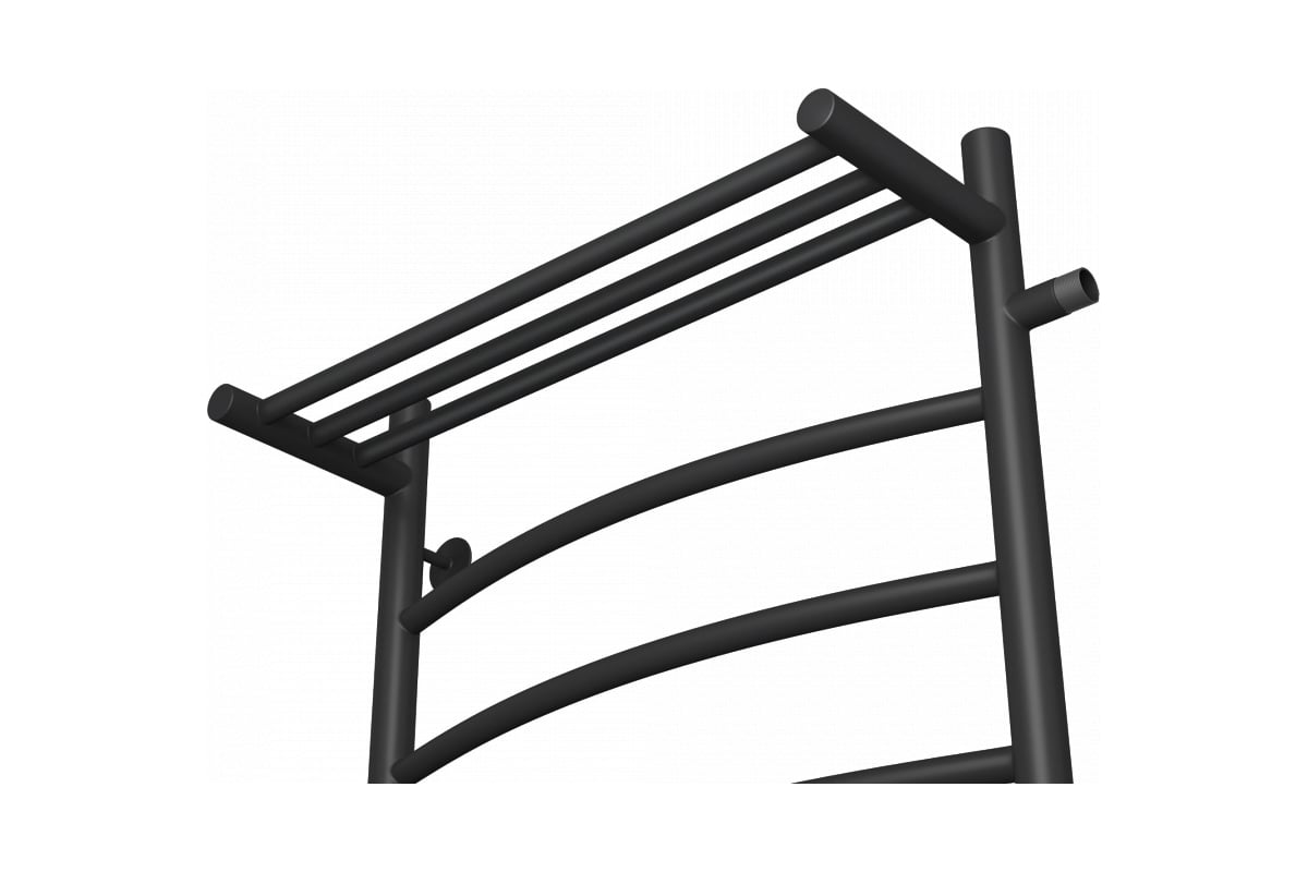 Водяной полотенцесушитель МАРГРОИД Лина П5, 60x80 см, с полкой, боковое ...